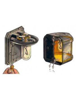 Navigationslampe S41 MAST/DECK 12V schwarz www.e-nautica.de 2