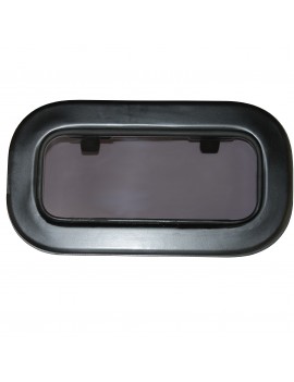 Lewmar FLUSH Mitre 0 – Bootsfenster (schwarz), 176×323 mm – Katalognr. 30164300