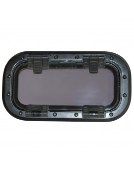 Bootsfenster Lewmar FLUSH 1 schwarz Portlight 2