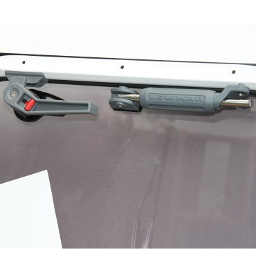 Bootsluke Lewmar FLUSH 44 GEN.2 - Glass dunkelgrau