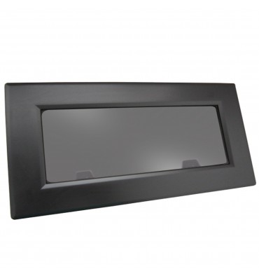 Lewmar FLUSH MITRE 3 Bootsfenster schwarz - Glass Grau Portlight 393329800