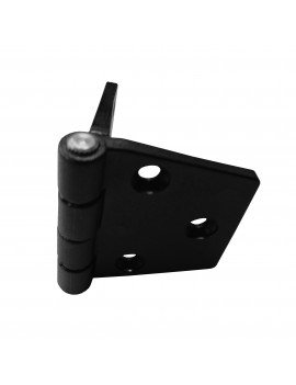 Marine Hochleistungs Scharnier schwarz 95 x 60 x 4.5mm 2