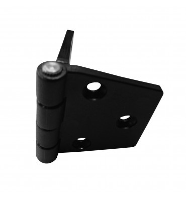 Marine Hochleistungs Scharnier schwarz 95 x 60 x 4.5mm