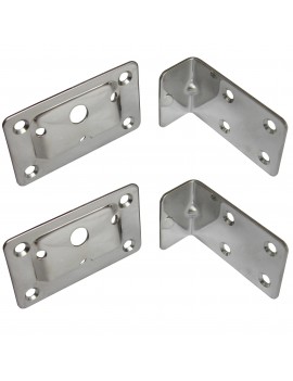 Scharniere Montage für Tisch ENTFERNBARES PAAR 2