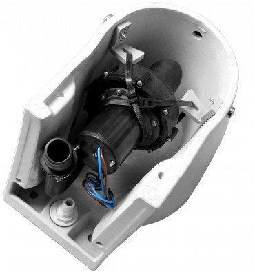 Bootstoilette LAGUNA STANDARD 12V Soft Close – Porzellan, elektrische Marine-Toilette