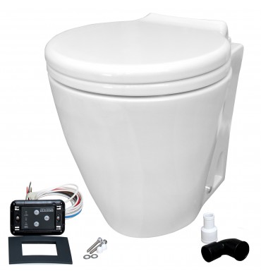 LAGUNA STANDARD 24V Bootstoilette – Elektrische Marine-Toilette Soft Close