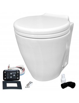 Marine Toilette LAGUNA SILENT 24V – Soft Close, Porzellan, leise Ausführung