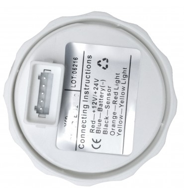 Trimanzeiger 0–190 Ω, D52 mm, Schwarz – Serie V