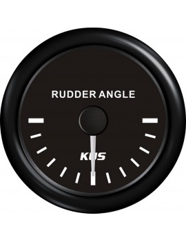 Ruderwinkelanzeiger 0–190 Ω, D52 mm, Schwarz – Serie V