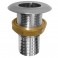 Borddurchgang verchromtem Messing 1 1/4 Zoll Gewinde, 38 mm Anschluss www.e-nautica.de