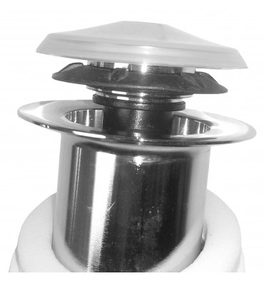 Marine Waschbeckenablauf mit CLICK-CLACK-System "EASY CLICK" 1 1/4"