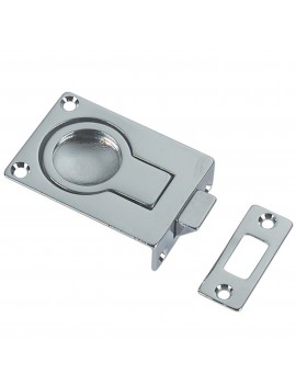 Bodenheber Griffmulde – verchromtes Messing 57 × 40 mm