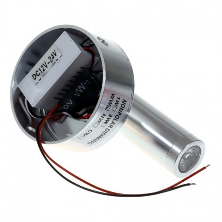 Marine LED Wandleuchte, 12-24V, ALUMINIUM