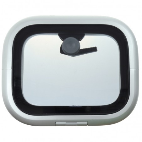 Lewmar Low Profile 03 – Bootsluke 246x301 mm – Öffnungswinkel bis 95°