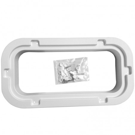 Lewmar Trimkit Gr. 41 - Weiß Luke Einbaurahmen