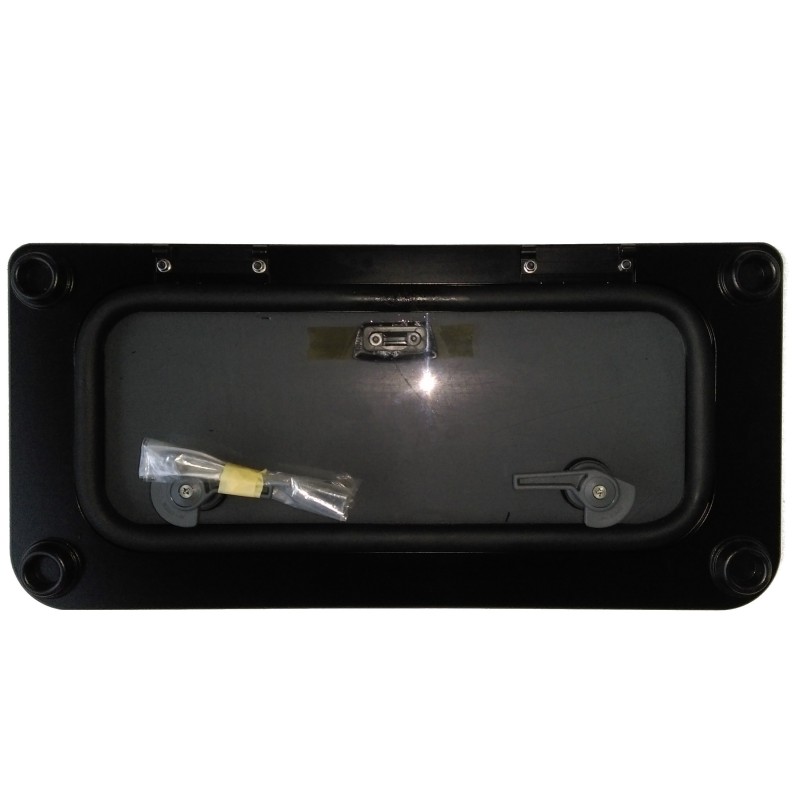 Lewmar FLUSH Luke BAVARIA – Graues Glas mit schwarzem Rand, Reparatursatz