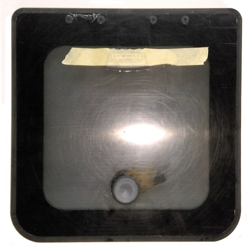 Lewmar FLUSH Luke BAVARIA 3019 5400 – Graues Glas mit schwarzem Rand, Komplett-Reparatursatz