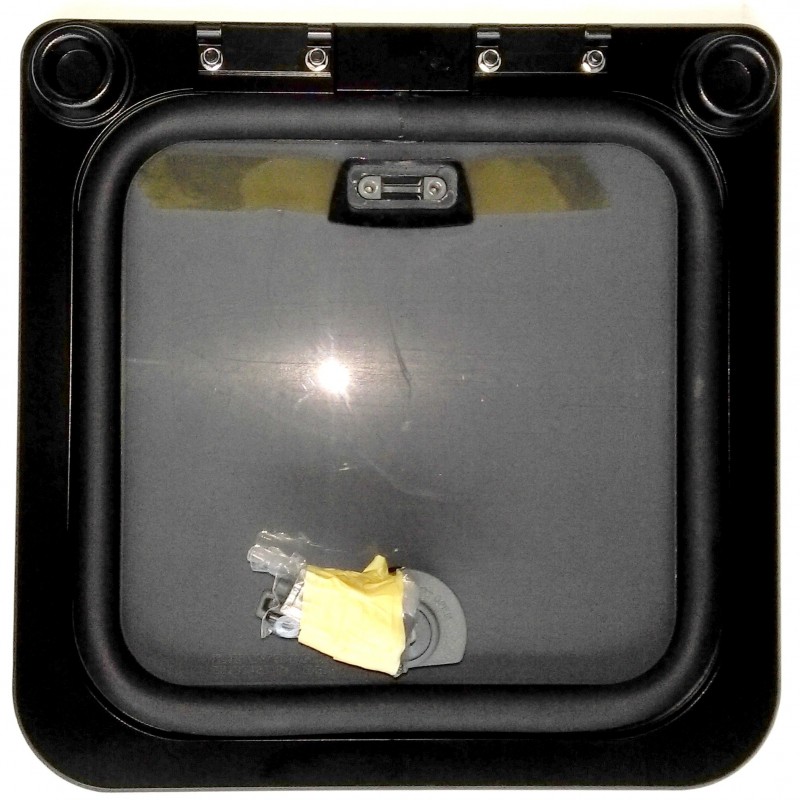 Lewmar FLUSH Luke BAVARIA 3019 5400 – Graues Glas mit schwarzem Rand, Komplett-Reparatursatz