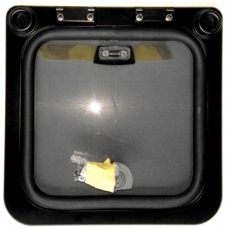 Lewmar FLUSH Luke BAVARIA 3019 5400 – Graues Glas mit schwarzem Rand, Komplett-Reparatursatz