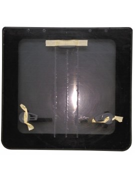 Lewmar FLUSH Luke BAVARIA 3019 0500 – Graues Glas mit schwarzem Rand, Komplett-Reparatursatz