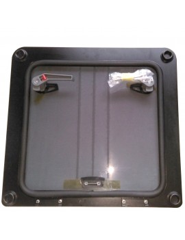 Lewmar FLUSH Luke BAVARIA 3019 0500 – Graues Glas mit schwarzem Rand, Komplett-Reparatursatz 2