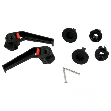 Kompletter Griffsatz mit Schloss für Lewmar Flush Luken Gen.3