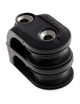 Lewmar HTX Block 40 mm Decksblock liegend – doppelt, für 8–10 mm Leinen