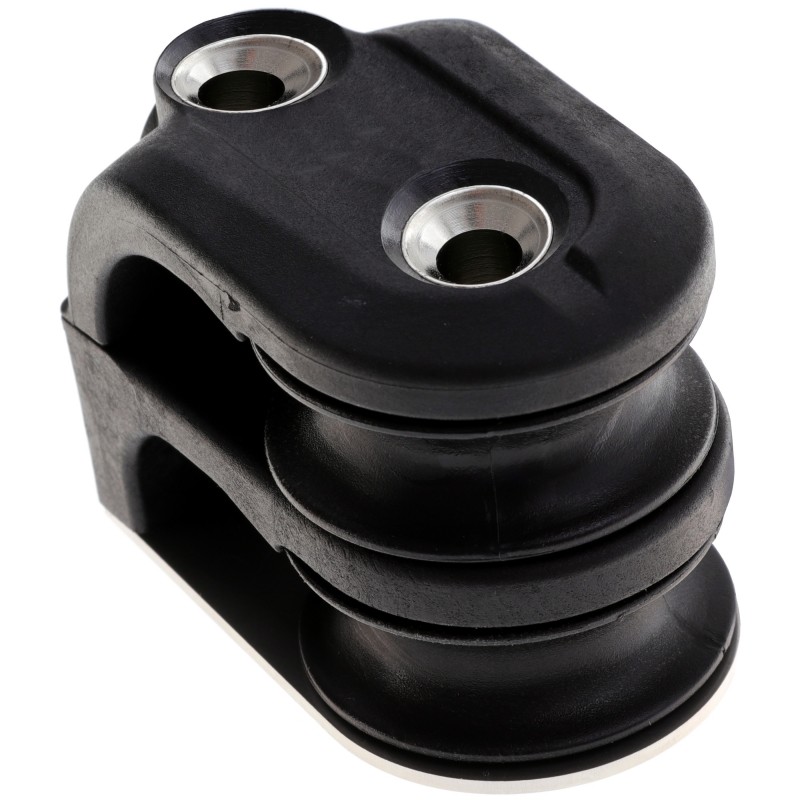 Lewmar HTX Block 40 mm Decksblock liegend – doppelt, für 8–10 mm Leinen