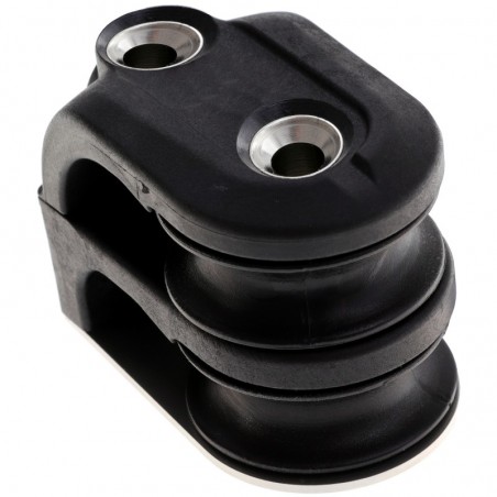 Lewmar HTX Block 40 mm Decksblock liegend – doppelt, für 8–10 mm Leinen