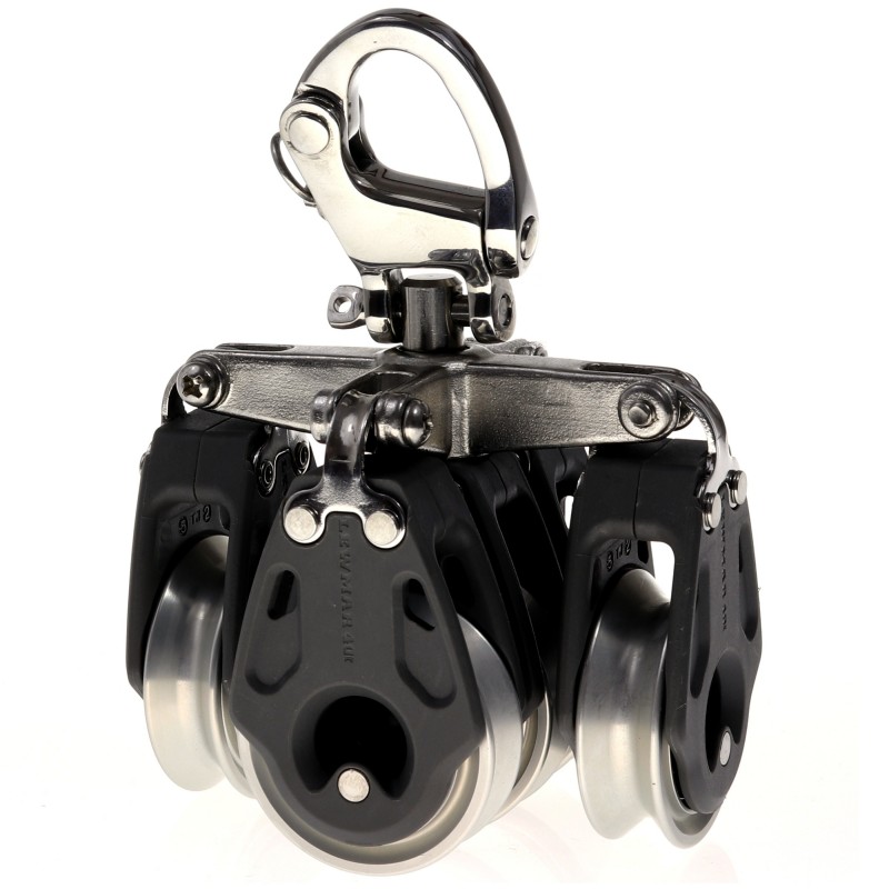 Lewmar SC Block 40 mm 10:1 Top – 5 Rollen, 800 kg