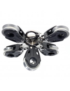 Lewmar SC Block 40 mm 10:1 Top – 5 Rollen, 800 kg 2