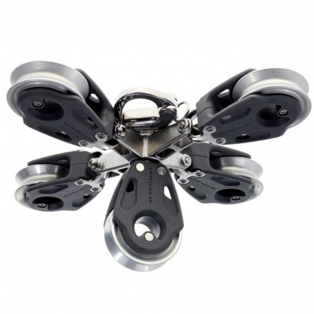 Lewmar SC Block 40 mm 10:1 Top – 5 Rollen, 800 kg