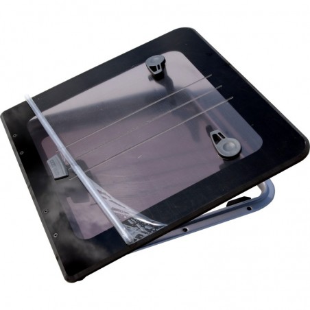 Lewmar FLUSH Luke für BAVARIA F2G 575x540 mm – Grau getöntes Acrylglas