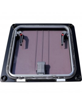 Lewmar FLUSH Luke für BAVARIA F2G 575x540 mm – Grau getöntes Acrylglas 2