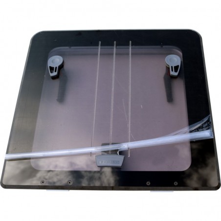 Lewmar FLUSH Luke für BAVARIA F2G 575x540 mm – Grau getöntes Acrylglas