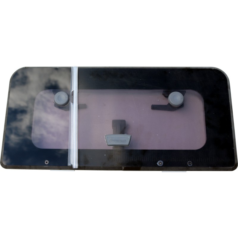 Lewmar FLUSH Luke für BAVARIA F2G 575x284 mm – Graues Acrylglas