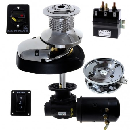 Lewmar Ankerwinde CPX3 12V 1000W 10mm Spillkopf – Komplettset