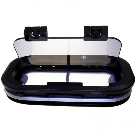 Lewmar Portlight Standard 0 ST0 schwarz 176x323mm Rahmen schwarz