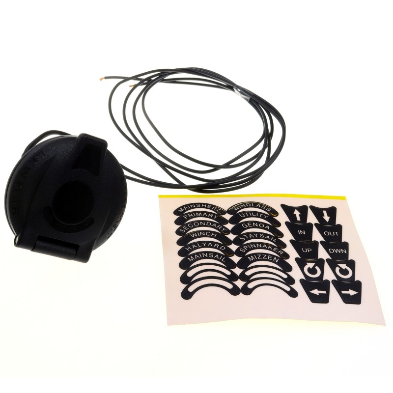 Fußschalter Lewmar CHSX - schwarz - 12V und 24V