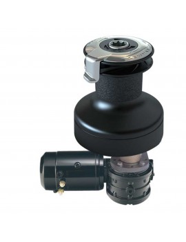 Lewmar Elektrische Selbstholende Winsch EVO 55 AEST – Schwarz – 12V Komplettset