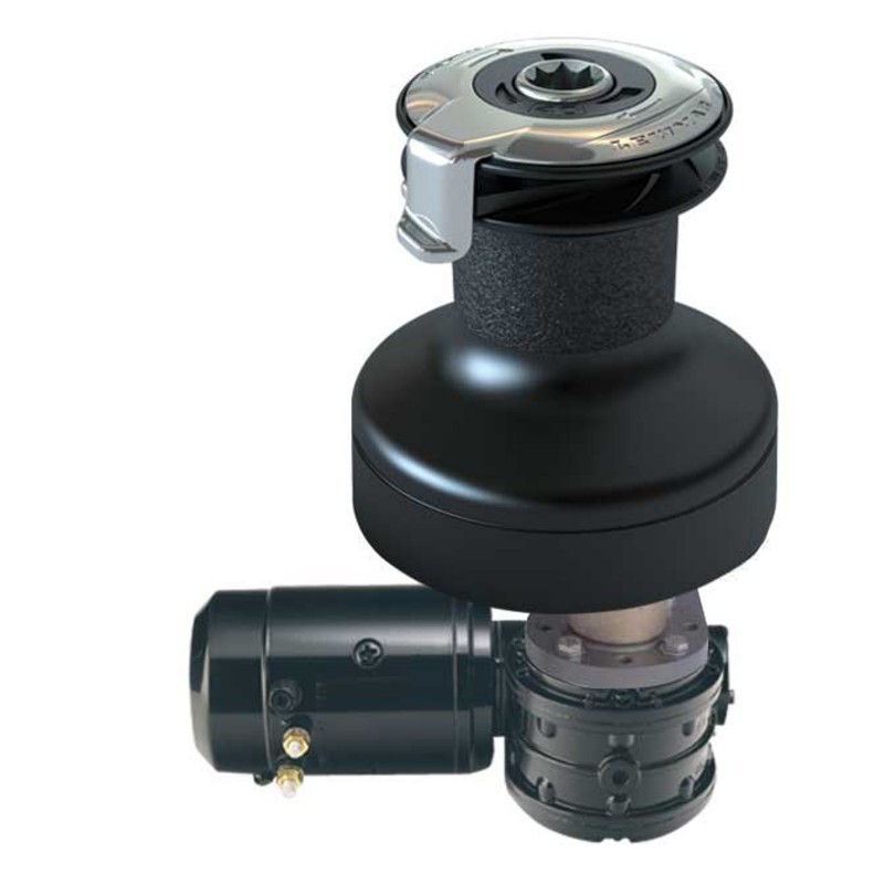 Lewmar Elektrischer Winsch EVO 65 AEST – Schwarz – 24V Komplettset