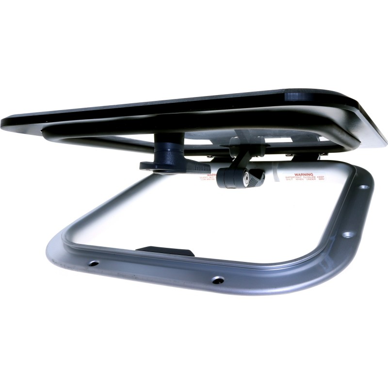 Bootsluke Lewmar FLUSH für BAVARIA F2G – Grau getöntes Acrylglas (330 x 329 mm)