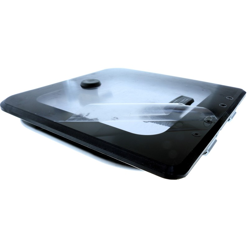 Bootsluke Lewmar FLUSH für BAVARIA F2G – Grau getöntes Acrylglas (330 x 329 mm)