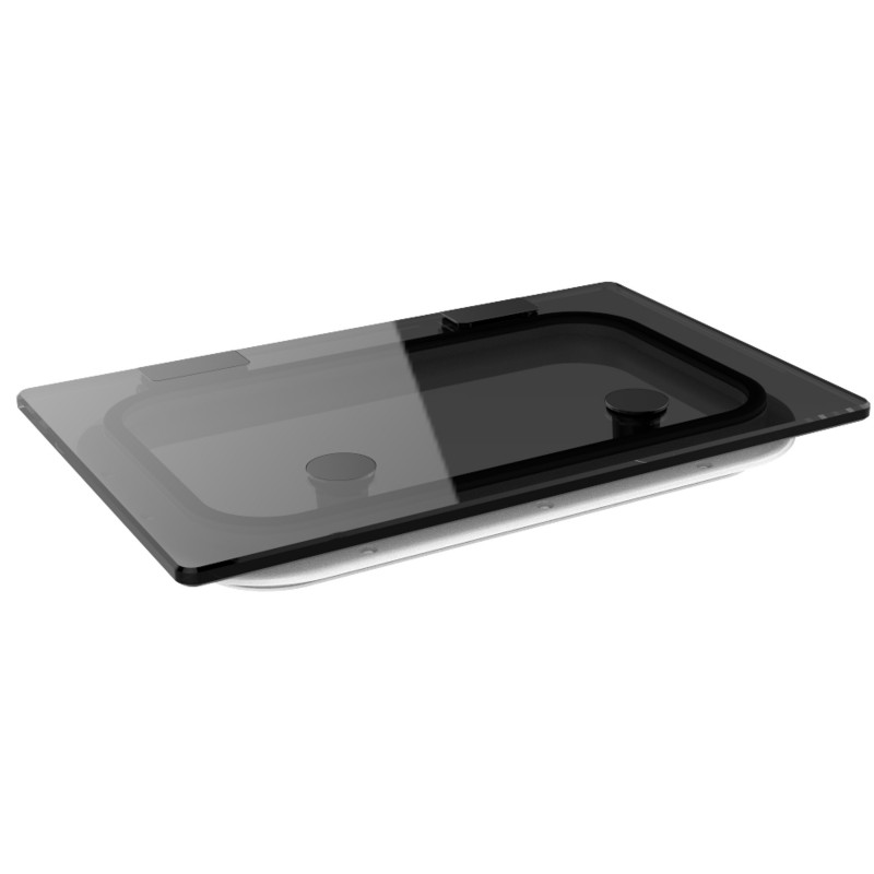 Lewmar FLUSH 20 Decksluke GEN.3 Glas Grau