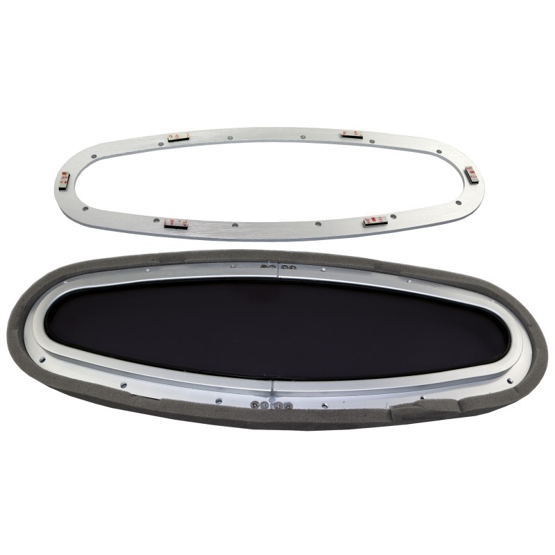 Decksfenster Lewmar für BAVARIA ELLIPTICAL 495x185 mm