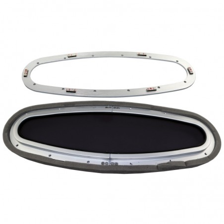 Decksfenster Lewmar für BAVARIA ELLIPTICAL 495x185 mm