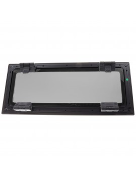 Lewmar FLUSH MITRE 1 Bootsfenster schwarz- Glas Grau -DY www.e-nautica.de 2