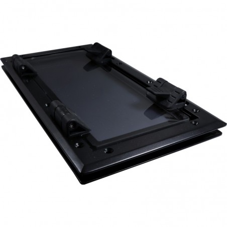 Lewmar FLUSH MITRE 1 Bootsfenster schwarz- Glas Grau -DY www.e-nautica.de