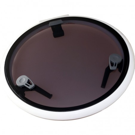 Lewmar Low Profile 22 – Runde Decksluke Ø 588 mm Weiß