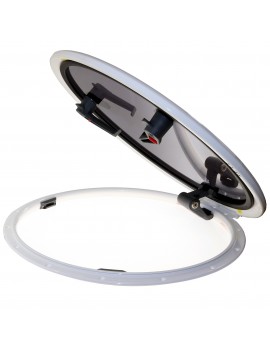 Lewmar Low Profile 22 – Runde Decksluke Ø 588 mm Weiß